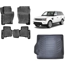 Team Car Land Rover Range Rover Sport 2005 Model 3D Bagaj Havuzu+3d Havuzlu Araca Özel Paspas Takımı