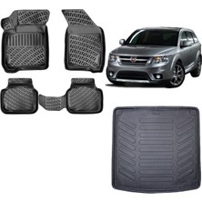 Team Car Fiat Freemont 2013 Model 3D Bagaj Havuzu+3d Havuzlu Araca Özel Paspas Takımı