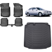 Team Car Seat Toledo 2003 Model 3D Bagaj Havuzu+3d Havuzlu Araca Özel Paspas Takımı