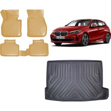 Team Car Bmw 1 Seri F40 Üst 2022 Model Bagaj Havuzu+3d Araca Özel Bej Havuzlu Paspas Takımı
