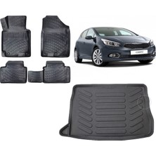 Team Car Kia Ceed 2006 Model 3D Bagaj Havuzu+3d Havuzlu Araca Özel Paspas Takımı