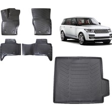 Team Car Land Rover Range Rover Voque 2018 Model 3D Bagaj Havuzu+3d Havuzlu Araca Özel Paspas Takımı
