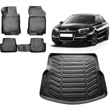 Team Car Renault Laguna 3 2010 Model 3D Bagaj Havuzu+3d Havuzlu Araca Özel Paspas Takımı