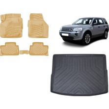 Team Car Land Rover Freelander 2 2013 Model Bagaj Havuzu+3d Araca Özel Bej Havuzlu Paspas Takımı