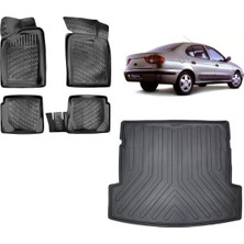 Team Car Renault Megane 1 1999 Model 3D Bagaj Havuzu+3d Havuzlu Araca Özel Paspas Takımı