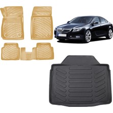 Team Car Opel Insignia Sedan 2014 Model 3D Bagaj Havuzu+3d Araca Özel Bej Havuzlu Paspas Takımı
