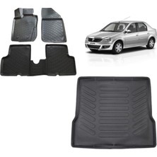 Team Car Dacia Logan Sedan 2006 Model 3D Bagaj Havuzu+3d Havuzlu Araca Özel Paspas Takımı