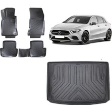 Team Car Mercedes A Serisi Hatchback Cepsiz 2020 Model 3D Bagaj Havuzu+3d Havuzlu Araca Özel Paspas Takımı