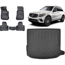 Team Car Mercedes Glc Coupe 2019 Model 3D Bagaj Havuzu+3d Havuzlu Araca Özel Paspas Takımı