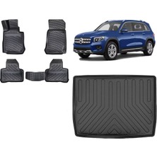 Team Car Mercedes Glb 2020 Model 3D Alt Kademe Bagaj Havuzu+3d Havuzlu Araca Özel Paspas Takımı