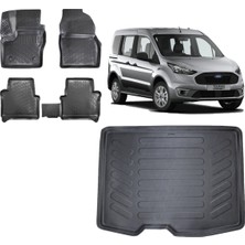 Team Car Connect 2016 Model 3D Bagaj Havuzu+3d Havuzlu Araca Özel Paspas Takımı