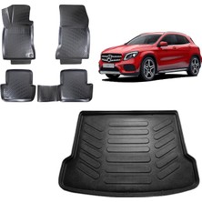 Team Car Mercedes Gla 2015 Model 3D Bagaj Havuzu+3d Havuzlu Araca Özel Paspas Takımı