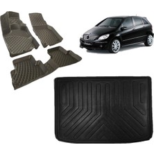Team Car Mercedes B Serisi Üst Kademe 2005 Model 3D Bagaj Havuzu+3d Havuzlu Araca Özel Paspas Takımı