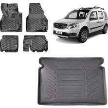Team Car Mercedes Citan 2013 Model 3D Bagaj Havuzu+3d Havuzlu Araca Özel Paspas Takımı