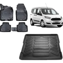 Team Car Courier 2017 Model 3D Bagaj Havuzu+3d Havuzlu Araca Özel Paspas Takımı