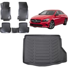 Team Car Mercedes Cla 2018 Model 3D Bagaj Havuzu+3d Havuzlu Araca Özel Paspas Takımı