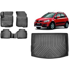 Team Car Suzuki Sx4 S-Cross Üst Kademe 2015 Model 3D Bagaj Havuzu+3d Havuzlu Araca Özel Paspas Takımı