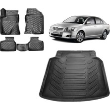Team Car Toyota Avensis 2005 Model 3D Bagaj Havuzu+3d Havuzlu Araca Özel Paspas Takımı