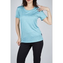Alpinist Lumi Kadın T-Shirt Buz Mavisi