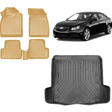 Team Car Chevrolet Cruze Sedan 2015 Model 3D Bagaj Havuzu+3d Araca Özel Bej Havuzlu Paspas Takımı