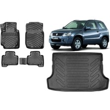 Team Car Suzuki Vitara 2012 Model 5 Kapı 3D Bagaj Havuzu+3d Havuzlu Araca Özel Paspas Takımı