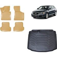 Team Car Audi A3 Hatchback 2012 Model 3D Bagaj Havuzu+3d Araca Özel Bej Havuzlu Paspas Takımı