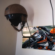 Ggart Decoration Motosiklet Kask Askısı, Motor Kask Askısı, Kask Askılığı KTMX2V3