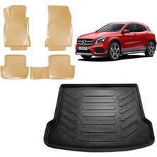 Team Car Mercedes Gla 2017 Model 3D Bagaj Havuzu+3d Araca Özel Bej Havuzlu Paspas Takımı