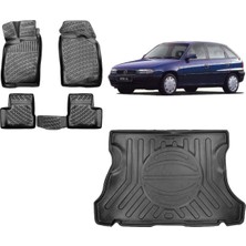 Team Car Opel Astra F Hb 1998 Model 3D Bagaj Havuzu+3d Havuzlu Araca Özel Paspas Takımı