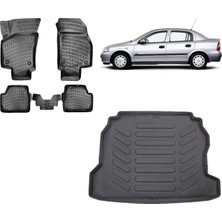 Team Car Opel Astra G Sedan 2004 Model 3D Bagaj Havuzu+3d Havuzlu Araca Özel Paspas Takımı