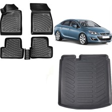 Team Car Opel Astra J Sedan 2016 Model 3D Bagaj Havuzu+3d Havuzlu Araca Özel Paspas Takımı