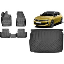 Team Car Opel Astra L 2022 Model 3D Üst Bagaj Havuzu+3d Havuzlu Araca Özel Paspas Takımı
