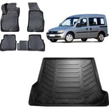Team Car Opel Combo Combi 2006 Model 3D Bagaj Havuzu+3d Havuzlu Araca Özel Paspas Takımı