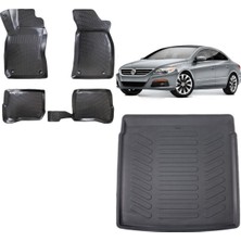 Team Car Volkswagen Passat cc 2014 Model 3D Bagaj Havuzu+3d Havuzlu Araca Özel Paspas Takımı