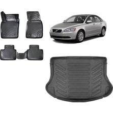Team Car Volvo S40 2011 Model 3D Bagaj Havuzu+3d Havuzlu Araca Özel Paspas Takımı