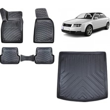 Team Car Audi A4 B6 Sedan 2003 Model 3D Bagaj Havuzu+3d Havuzlu Araca Özel Paspas Takımı