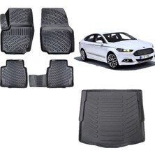 Team Car Mondeo 2009 Model 3D Bagaj Havuzu+3d Havuzlu Araca Özel Paspas Takımı