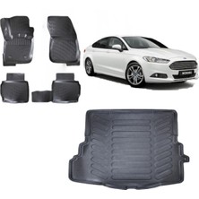 Team Car Mondeo 2019 Model 3D Bagaj Havuzu+3d Havuzlu Araca Özel Paspas Takımı