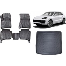 Team Car Porsche Cayenne 2013 Model 3D Bagaj Havuzu+3d Havuzlu Araca Özel Paspas Takımı