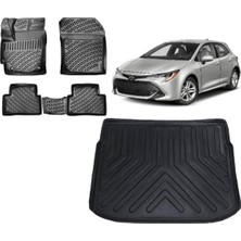 Team Car Toyota Corolla 2020 Model Hatchback 3D Bagaj Havuzu+3d Havuzlu Araca Özel Paspas Takımı