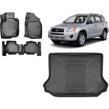 Team Car Toyota Rav4 2011 Model 3D Bagaj Havuzu+3d Havuzlu Araca Özel Paspas Takımı