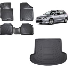 Team Car Hyundai I30 Station Vagon 2009 Model 3D Bagaj Havuzu+3d Havuzlu Araca Özel Paspas Takımı