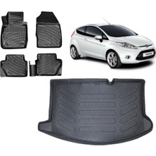 Team Car Fiesta 2012 Model 3D Bagaj Havuzu+3d Havuzlu Araca Özel Paspas Takımı