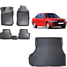 Team Car Opel Vectra B 1995-2002 3D Bagaj Havuzu+3d Havuzlu Araca Özel Paspas Takımı