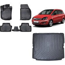 Team Car Opel Zafira B 2010 Model 3D Bagaj Havuzu+3d Havuzlu Araca Özel Paspas Takımı