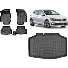 Team Car Volkswagen Polo Trendline Paket 2018 Model 3D Bagaj Havuzu