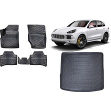 Team Car Porsche Cayenne 2005 Model 3D Bagaj Havuzu+3d Havuzlu Araca Özel Paspas Takımı