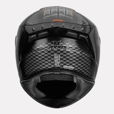 Axxis Draken S Nahesa A2 Matt Grey Kapalı Motosiklet Kaskı + Yedek Siyah Vizör - S