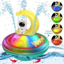 Runjing Yeni Yürümeye Başlayan Çocuklar Için Bebek Banyo Oyuncakları, Sprey Su Oyuncak Döndürme Bebek Işıklı Banyo Oyuncakları, Led'li Otomatik Indüksiyon Yağmurlama Sistemi Duş Oyuncaklar (Yurt Dışından)