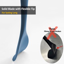Jingyikeji Silikon Spatula Kaşık Seti, Isıya Dayanıklı Kauçuk Kaşık, Pişirme Karıştırma Aracı Için Dikişsiz Yapışmaz Esnek Kazıyıcılar, 3'lü Paket, Kırmızı (Yurt Dışından)